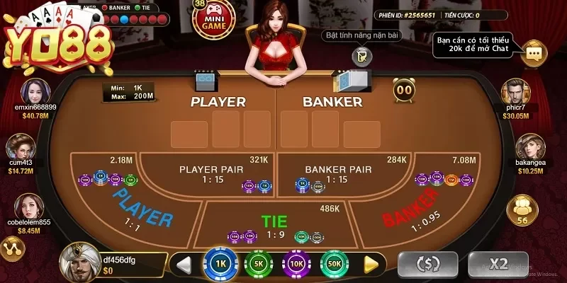 Thuật ngữ game bài Baccarat online